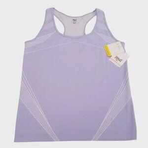 Everlast Tank Top Womens Missy Extra Large Performance Wicking Faraway Blue NEW
